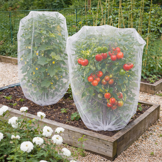 Plasă De Protecție Pentru Grădină Împotriva Insectelor Păsărilor Zola 3 X 6 M Hdpe 80 Plasă Albă