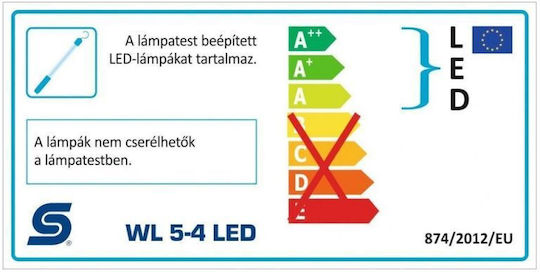 Workshop Lamp Led Home Switch Wl 5-4 Led 5 W Cable Length 5 M