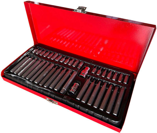 Set Vârfuri Allen Torx Xzn Hex Spline Cutie Metalică 40 Bucăți Gebo Tools