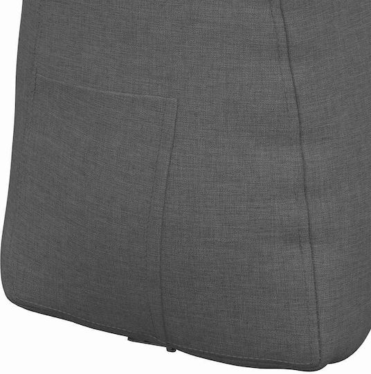 vidaXL Perna De Canapea Din Catifea Gri Închis 45x50cm