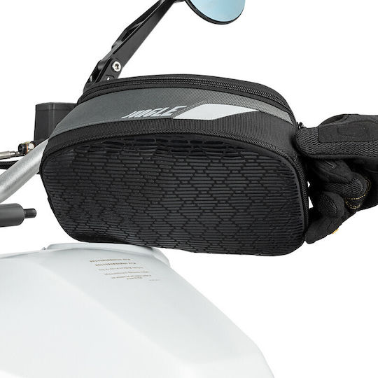Loboo Motorrad-Tanktasche 4,5l Magnetisch 2520d Nylon Schwarz Grau