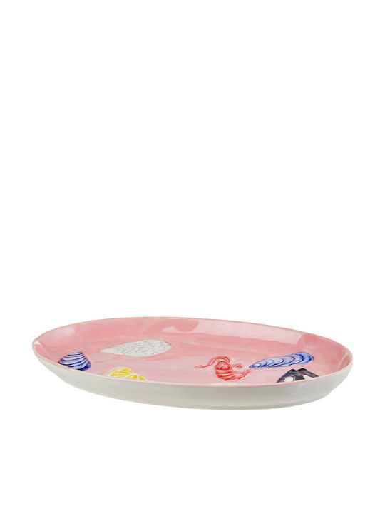 Butlers Coral Coast Serving Platter Oval Ceramic Pink 31x16cm