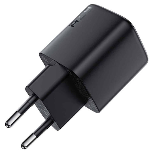 Acefast GaN Wireless Charger with USB-C Port 67W Power Delivery Black