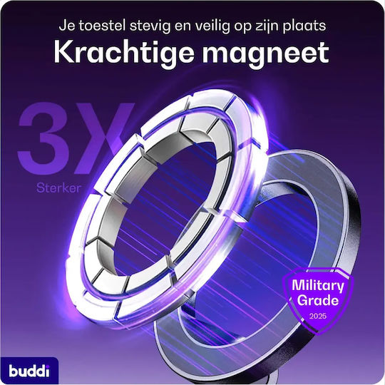 Buddi Magway Suport Auto Pentru Telefon Mobil Cu Magnet Negru