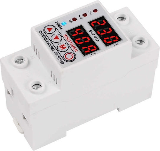 Releu De Siguranță Digital Protecție Tensiune Sinotimer 40A SVP-918-40A Afișaj Dual LED Recuperare Automată