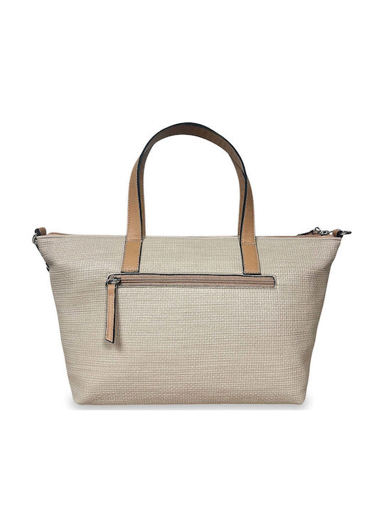 Women's Shoulder Tote Bag Nomade Beige