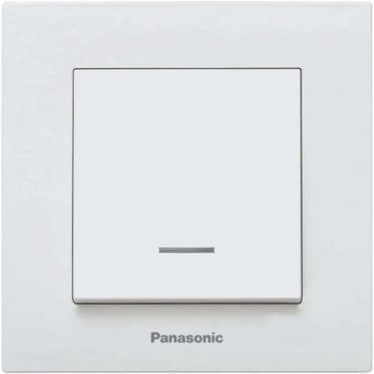 Еднополюсен Осветен Прекъсвач Panasonic Karre Plus