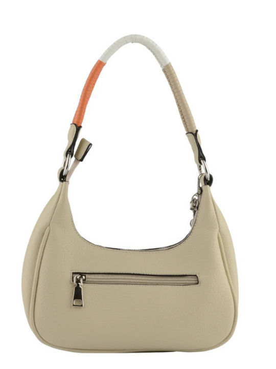Damentasche Schulter Crossbody aus Kunstleder Beiges