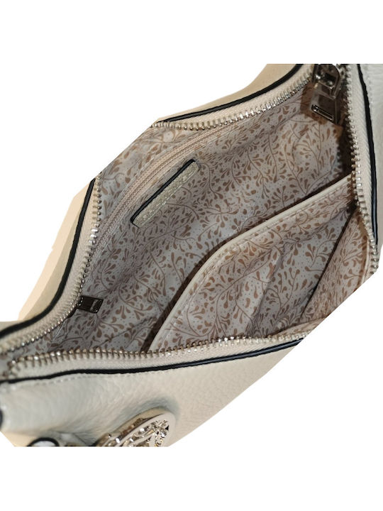 Damentasche Schulter Crossbody aus Kunstleder Beiges