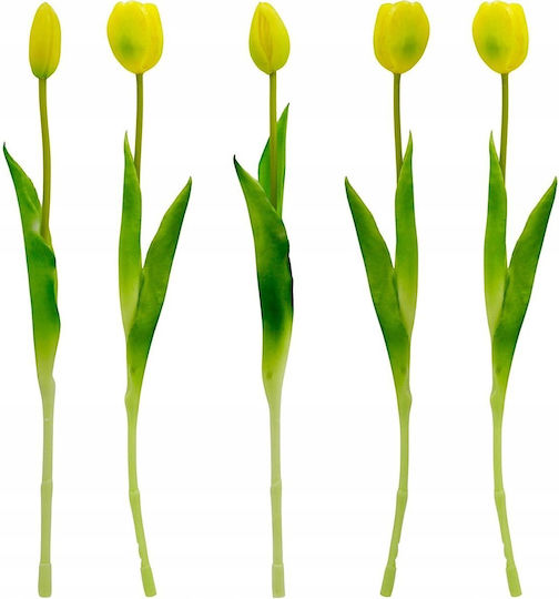 Blumenstrauß aus Gelbe Tulpe 39cm Saska Garden