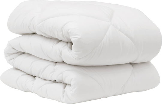vidaXL Duvet Cover Set Single with Pillowcase 135x220 White