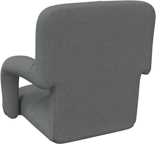 Vielseitiger Sitzsack Pouf Dunkelgrau 58x62x58cm