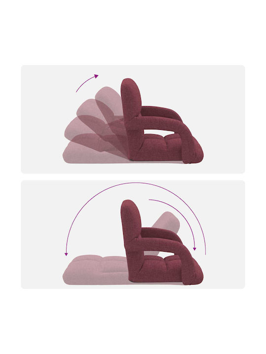 Multifunctional Bean Bag Chair Red 58x62x58cm