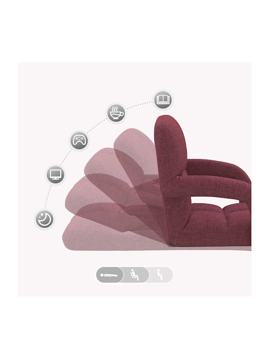 Multifunctional Bean Bag Chair Red 58x62x58cm