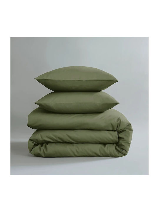 My Home Luxury Duvet Cover Set Cotton Queen with 2 Pillowcases 220x240 Ladi