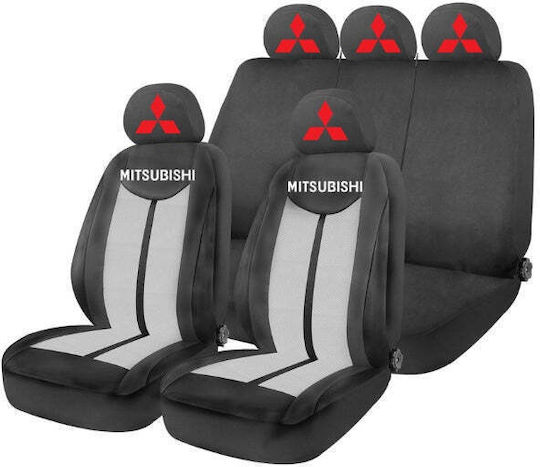 Set Huse Universale Scaune Hlx7 Compatibil Mitsubishi – Negru Gri