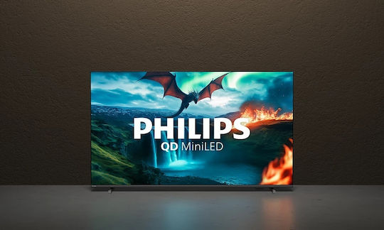 Philips Smart Fernseher 55" 4K Ultra HD QLED QD MiniLED HDR (2025) 55MLED820/12