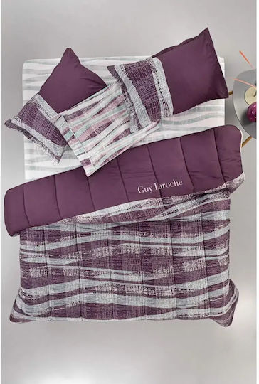 Guy Laroche Плик за Завивка Памучен Кинг Сайз 225x245 Active Iris Suede