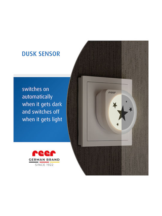 Reer Night Light LED Power White Warm with Sensor