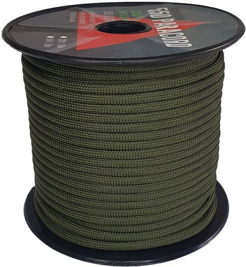 NAMKABAW 550 Paracord 9 Κλώνων Seil mit Länge 50m Grün