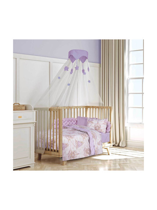 Greenwich Polo Club Set Baby Crib Sheets Cotton 8862 Pink 130x170cm 3pcs