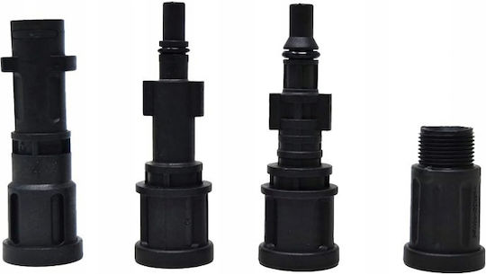 Furtun Desfundare Țevi Zola 15 M 160 Bar 4 Adaptoare Compatibil Cu Aparat De Spălat Cu Presiune Pvc Negru