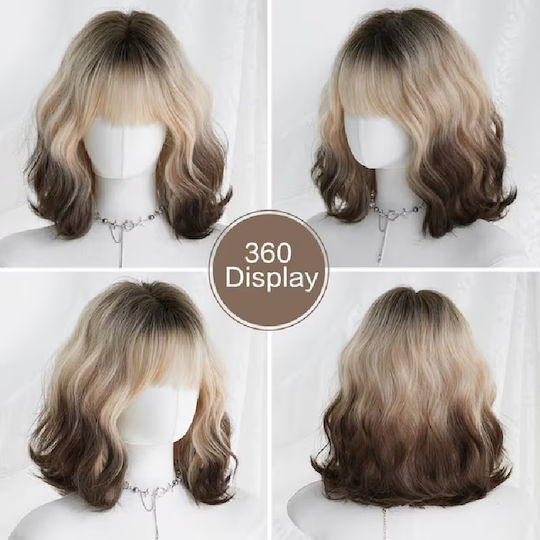 Animis Beauty Perücke Mit Synthetischem Haar In Blond Farbe 30cm