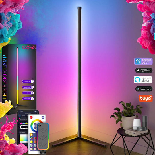 Qova LED Φωτιστικό Δαπέδου Υ160εκ. Πολύχρωμο Qova LED Φωτιστικό Δαπέδου Υ160εκ. Πολύχρωμο