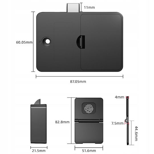 Nfc Safe Cabinet Lock Universal Furniture Drawer Document Secure