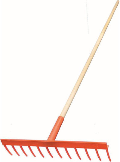 Saska Garden GSP-1075761 Lawn Rake with Pole