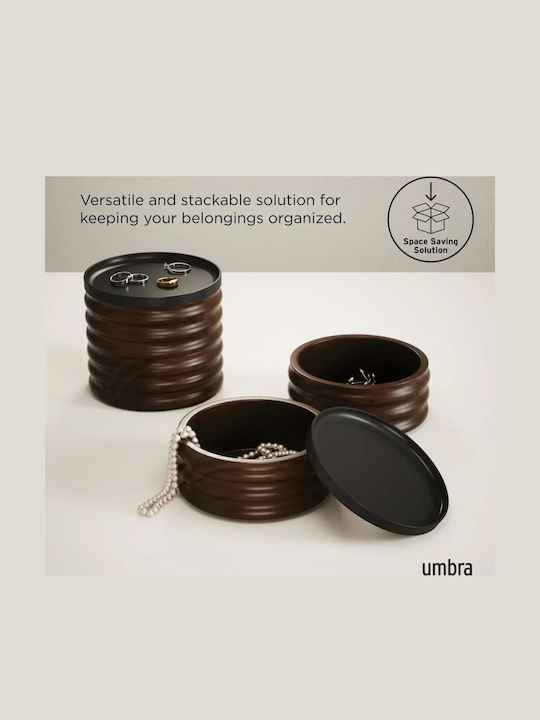 Umbra Set Schmuckkästchen Holz Braun
