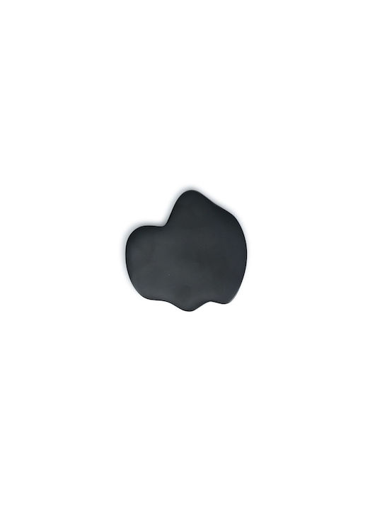 Salt & Pepper Round Glass Black Coaster 10cm 4 Pieces