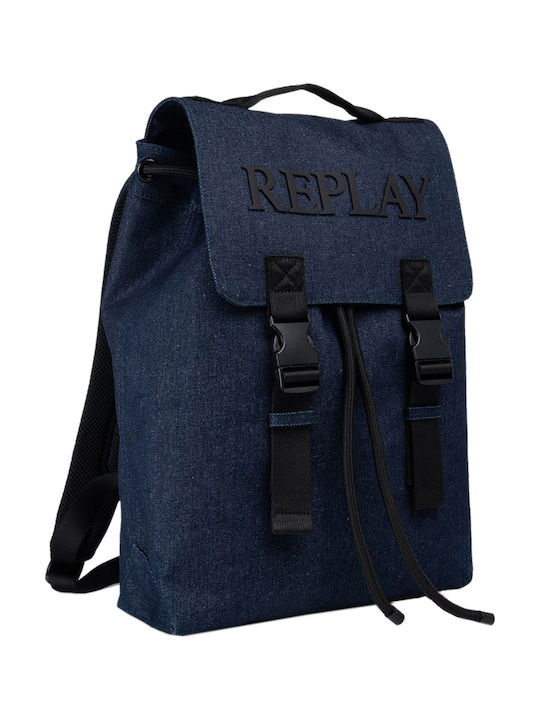 Replay Backpack Navy Μπλε