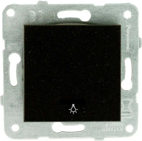 Panasonic Vertiefer Elektrische Wandtaster Schwarz