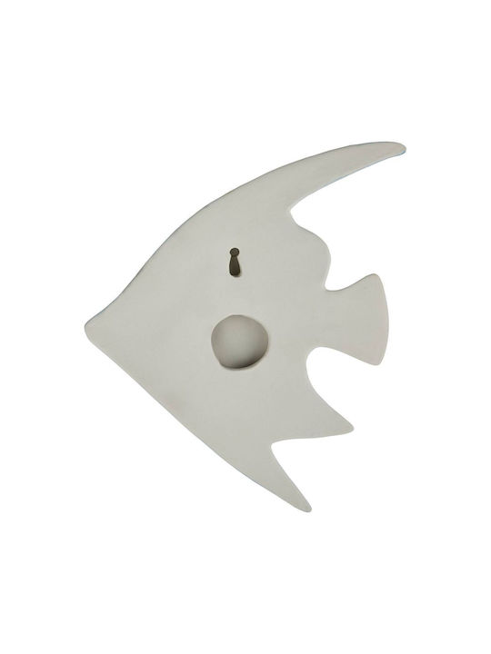 Butlers Dekorative Fisch aus Keramik Material Coral 16x2cm