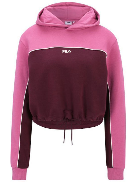 Γυναικείο Φούτερ με Κουκούλα Red, Pink