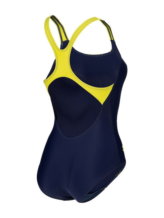 Αθλητικό Ολόσωμο Μαγιό Dark Blue Freeze Green