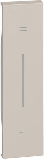 Dimmer Button + 1 Module Sand Living Now Scs