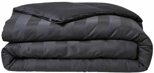 Today Großes Doppelbett 220x240 Satin Schwarz