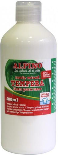 Alpino Waschbare Tempera 500ml Alpino Weiße Spezielle Bastelfarben