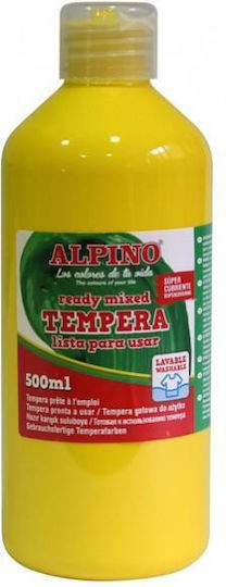 Alpino Washable Tempera 500ml Alpino Yellow