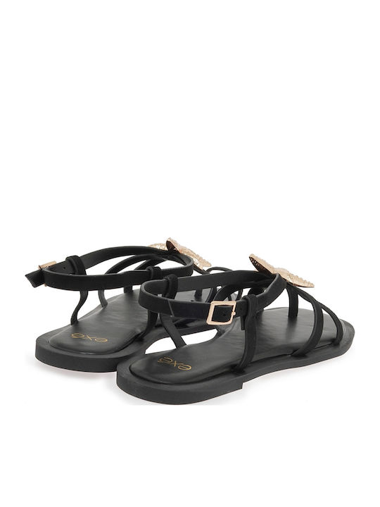 Women's Flat Sandals Black