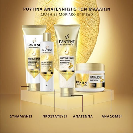 Pantene Σαμπουάν Αναδόμησης/Θρέψης για Ταλαιπωρημένα Μαλλιά 250ml