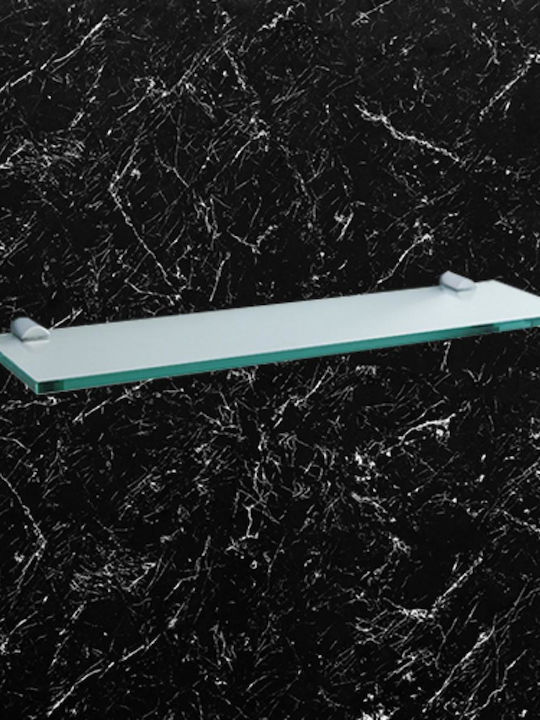 An der Wand montierte Badezimmerregale Glas