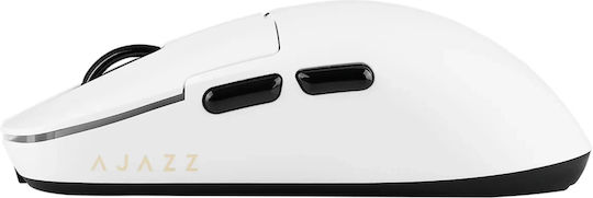 Ajazz AJ159 Apex Kabelloses Gaming Maus 42000 DPI Weiß