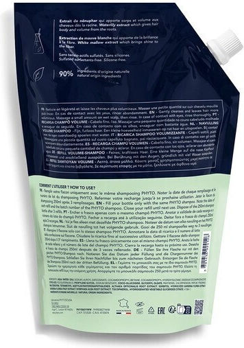 Phyto Sampon De Par Refill Volum Și Strălucire 750ml