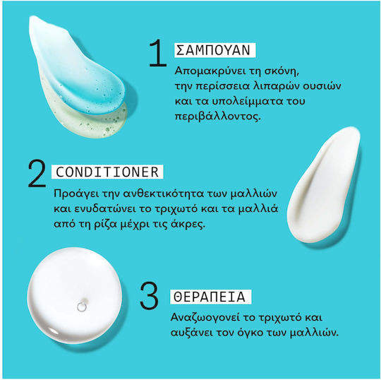 Nioxin Scalp & Hair Shampoo System 3 Σαμπουάν κατά της Τριχόπτωσης για Βαμμένα Μαλλιά 300ml