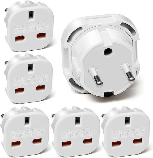 Ancus Steckdosenadapter von Großbritannien nach Griechenland