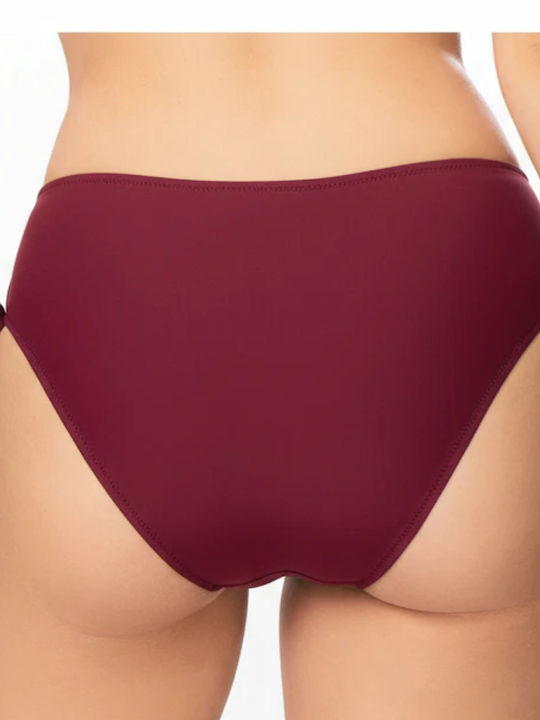 Bikini Slip Ψηλόμεσο Δαμασκηνι