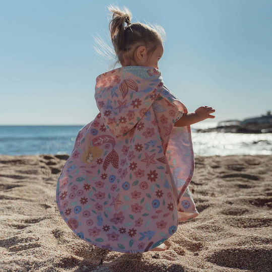Little Dutch Kid's Beach Poncho Dreamy Mermaid Multicolour One Size